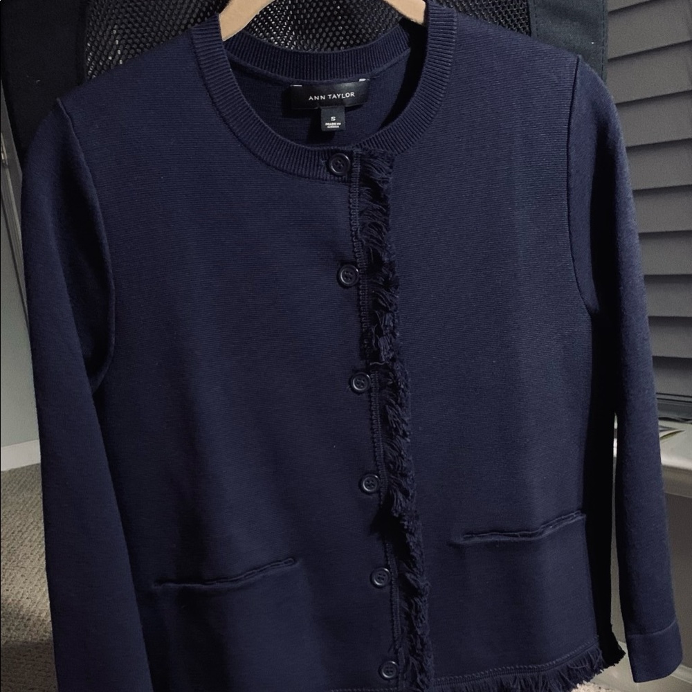 Ann Taylor Button Up Sweater